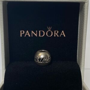 Pandora Openwork Merry Christmas Charm bead